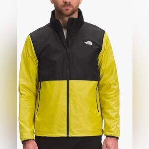 The North Face Black and Yellow Windbreaker